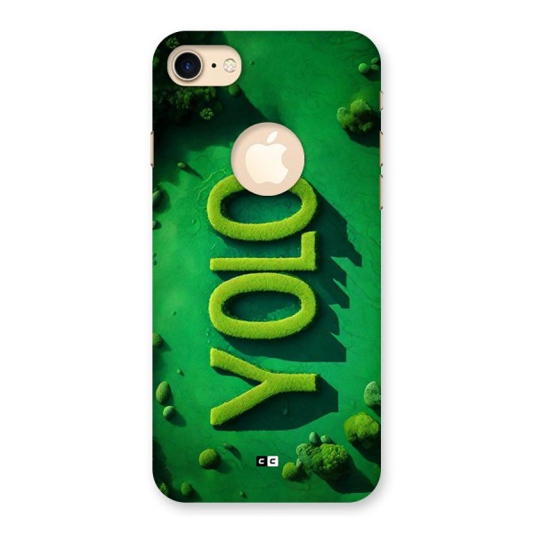 Nature Yolo Back Case for iPhone 8 Logo Cut