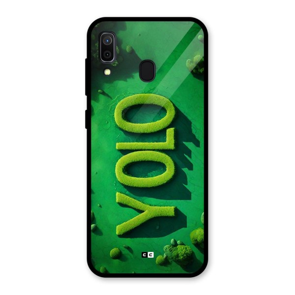 Nature Yolo Glass Back Case for Galaxy A30