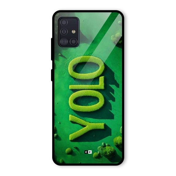 Nature Yolo Glass Back Case for Galaxy A51