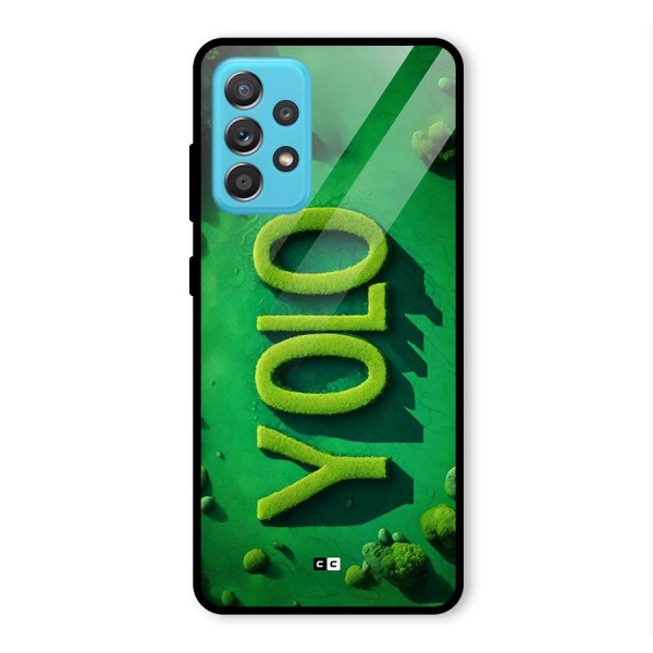 Nature Yolo Glass Back Case for Galaxy A52s 5G