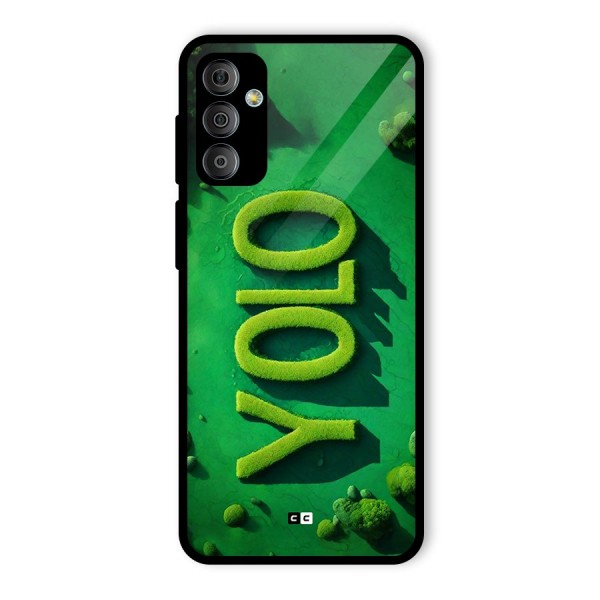 Nature Yolo Glass Back Case for Galaxy F23