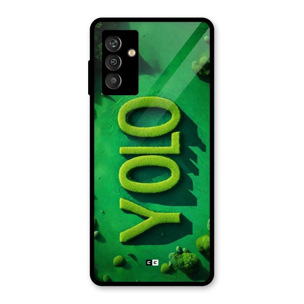 Nature Yolo Glass Back Case for Galaxy M13