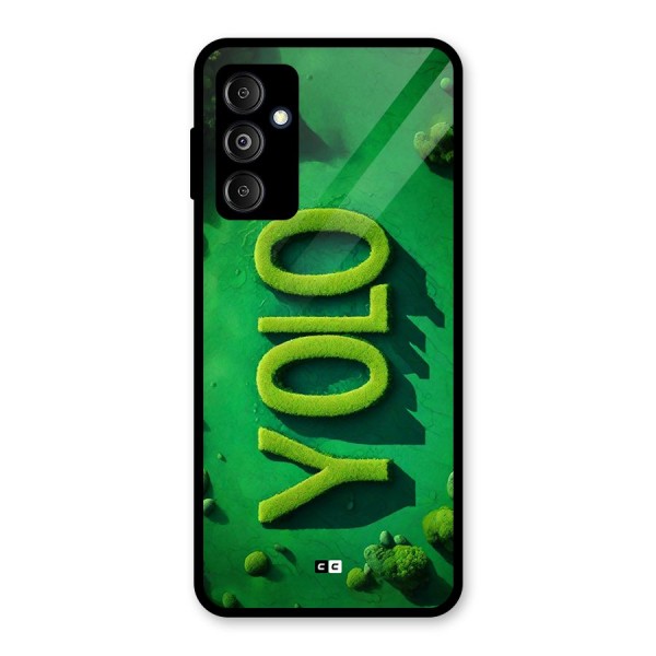 Nature Yolo Glass Back Case for Galaxy M14 5G