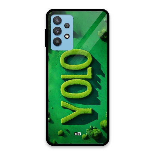 Nature Yolo Glass Back Case for Galaxy M32 5G