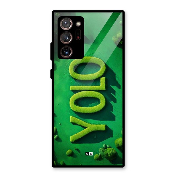 Nature Yolo Glass Back Case for Galaxy Note 20 Ultra