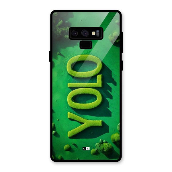 Nature Yolo Glass Back Case for Galaxy Note 9