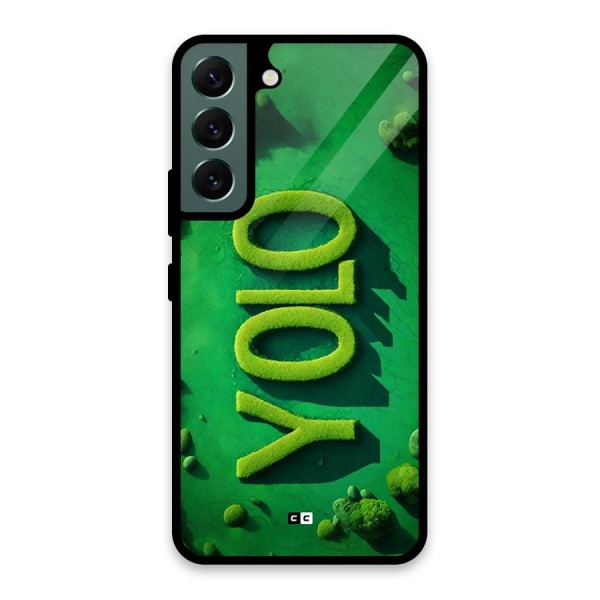 Nature Yolo Glass Back Case for Galaxy S22 5G