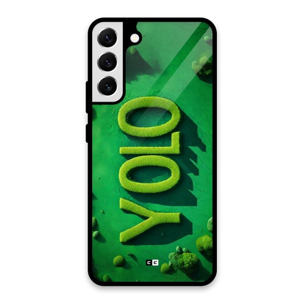 Nature Yolo Glass Back Case for Galaxy S22 Plus 5G