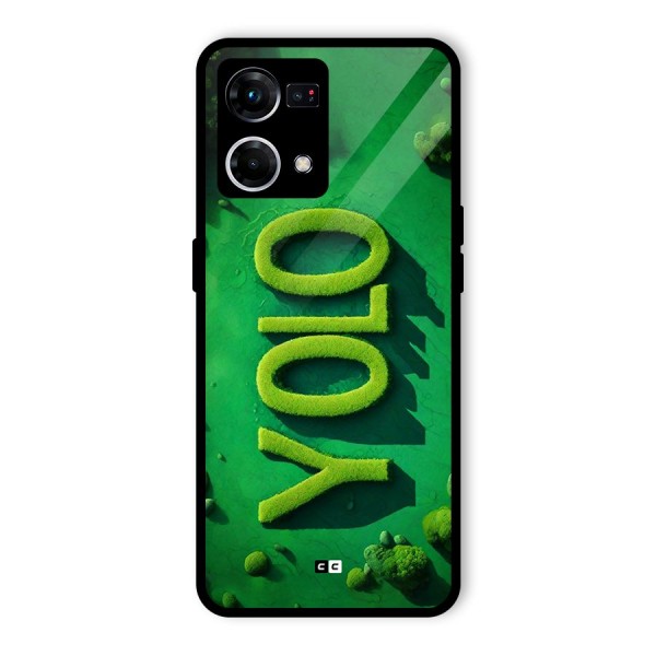 Nature Yolo Glass Back Case for Oppo F21 Pro 4G