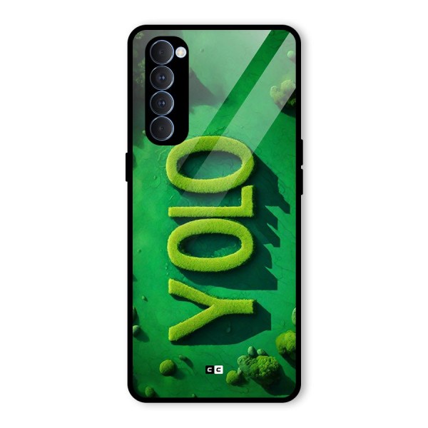 Nature Yolo Glass Back Case for Oppo Reno4 Pro