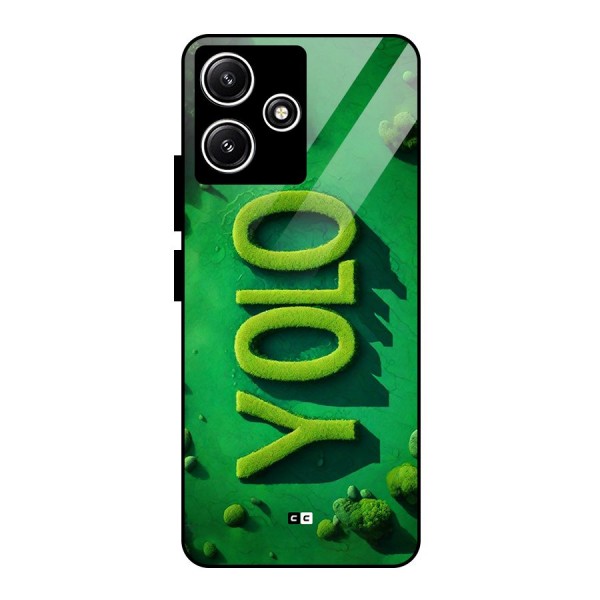 Nature Yolo Glass Back Case for Poco M6 Pro