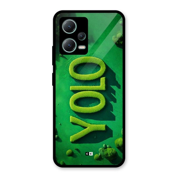 Nature Yolo Glass Back Case for Poco X5