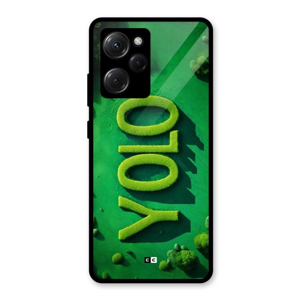 Nature Yolo Glass Back Case for Poco X5 Pro