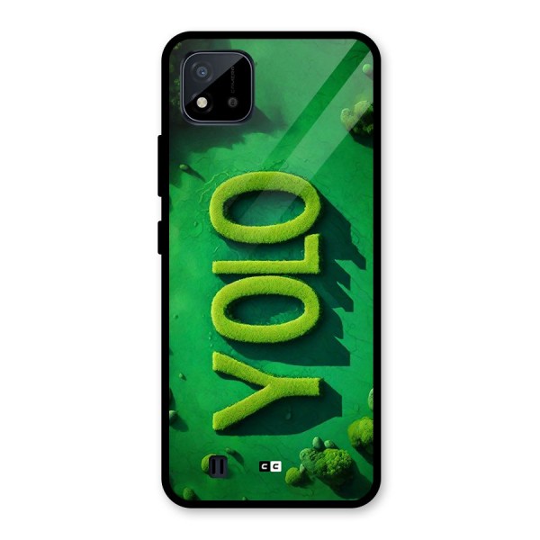 Nature Yolo Glass Back Case for Realme C11 2021