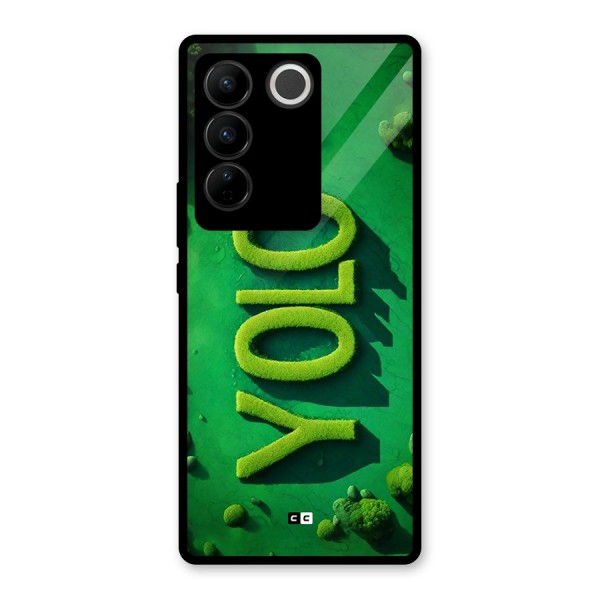 Nature Yolo Glass Back Case for Vivo V27 Pro