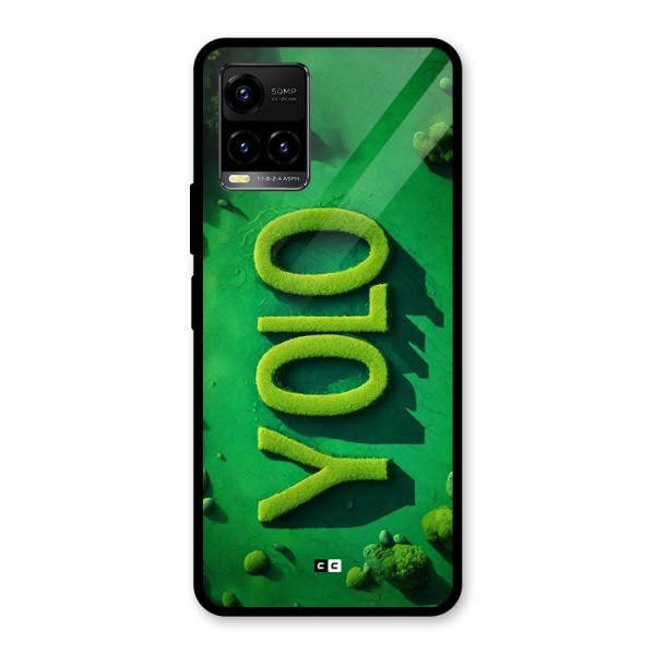 Nature Yolo Glass Back Case for Vivo Y21T