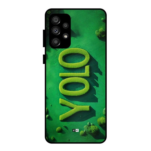 Nature Yolo Metal Back Case for Galaxy A73 5G