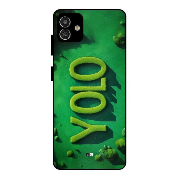 Nature Yolo Metal Back Case for Galaxy M13 5G