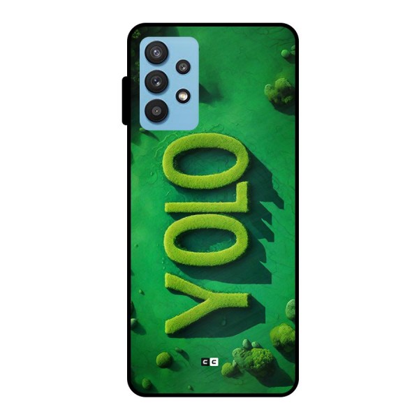 Nature Yolo Metal Back Case for Galaxy M32 5G