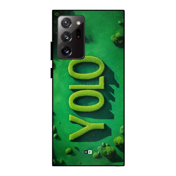 Nature Yolo Metal Back Case for Galaxy Note 20 Ultra