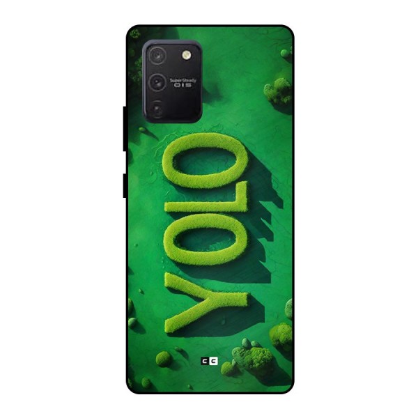 Nature Yolo Metal Back Case for Galaxy S10 Lite