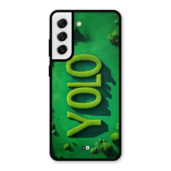 Nature Yolo Metal Back Case for Galaxy S21 FE 5G