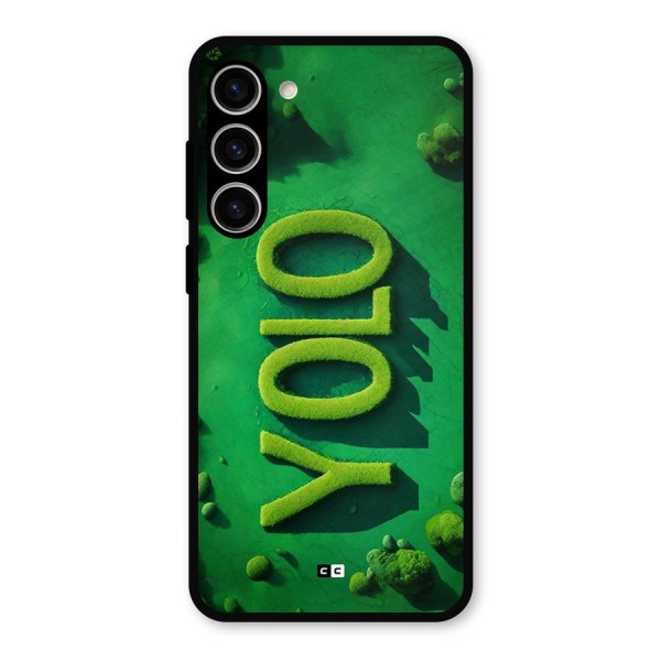 Nature Yolo Metal Back Case for Galaxy S23 Plus