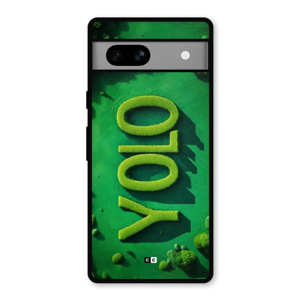 Nature Yolo Metal Back Case for Google Pixel 7a