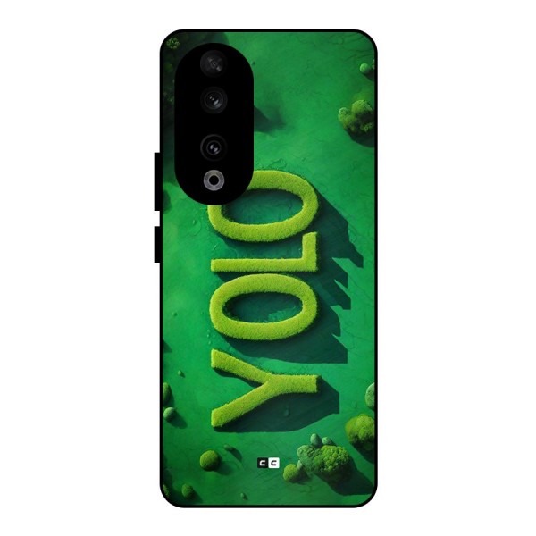 Nature Yolo Metal Back Case for Honor 90