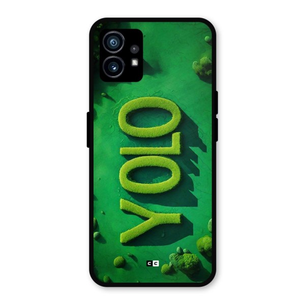 Nature Yolo Metal Back Case for Nothing Phone 1