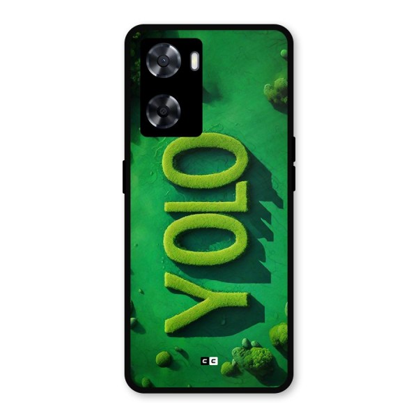 Nature Yolo Metal Back Case for Oppo A57 2022