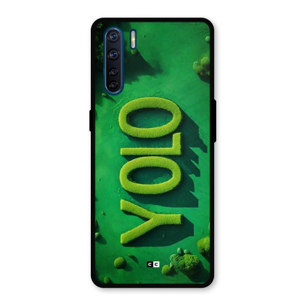 Nature Yolo Metal Back Case for Oppo F15