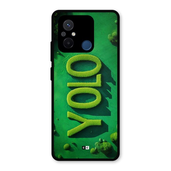 Nature Yolo Metal Back Case for Poco C55