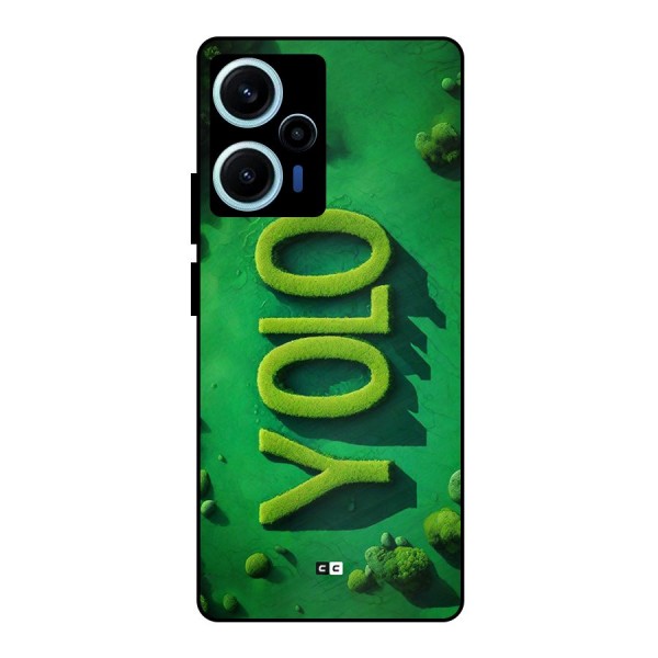 Nature Yolo Metal Back Case for Poco F5