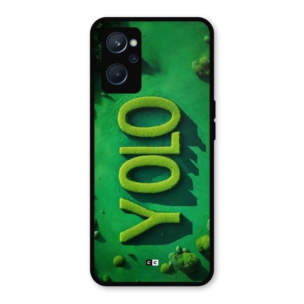 Nature Yolo Metal Back Case for Realme 9i