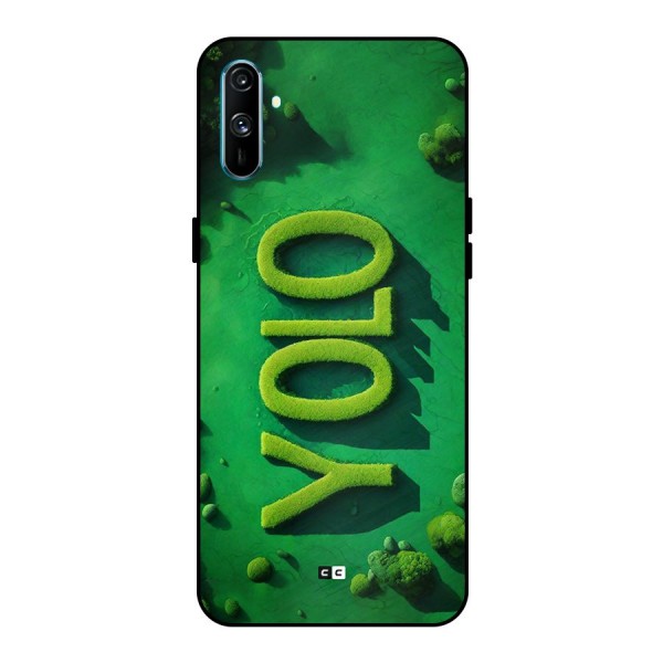 Nature Yolo Metal Back Case for Realme C3