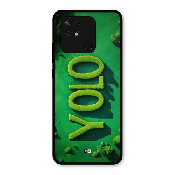 Nature Yolo Metal Back Case for Redmi 10