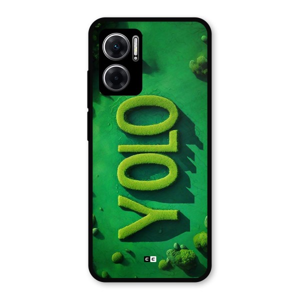 Nature Yolo Metal Back Case for Redmi 11 Prime 5G