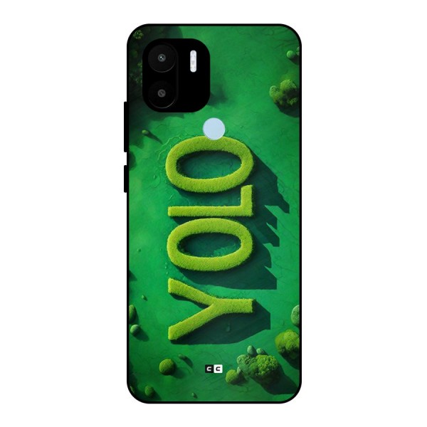 Nature Yolo Metal Back Case for Redmi A1 Plus