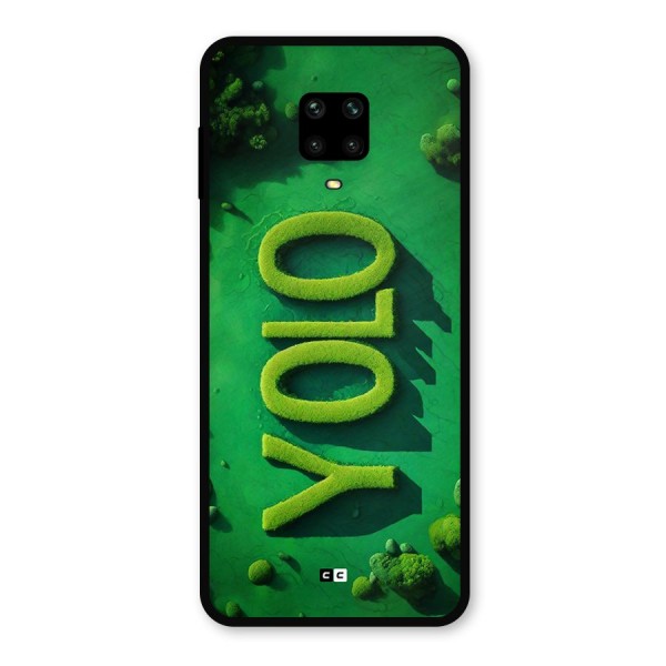 Nature Yolo Metal Back Case for Redmi Note 10 Lite