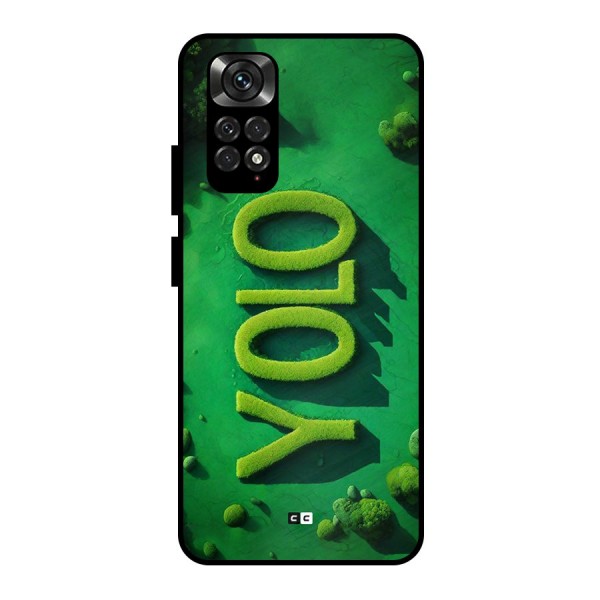 Nature Yolo Metal Back Case for Redmi Note 11 Pro