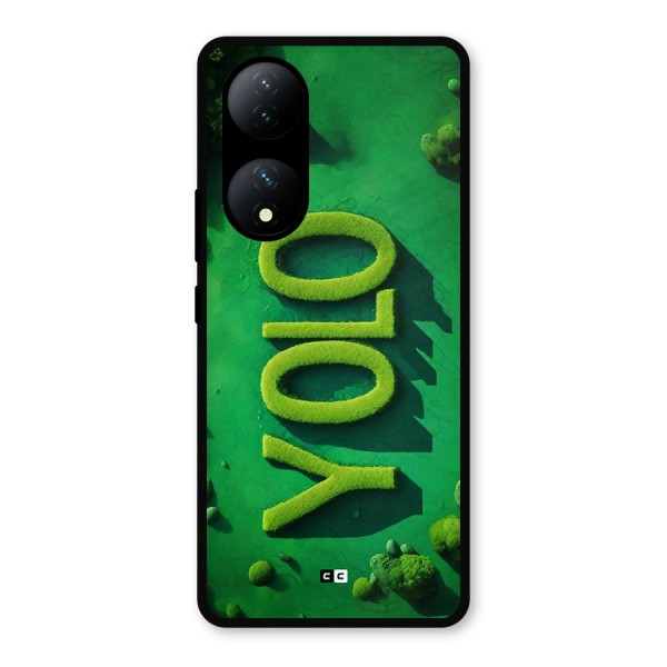 Nature Yolo Metal Back Case for Vivo T2