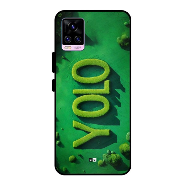 Nature Yolo Metal Back Case for Vivo V20 Pro