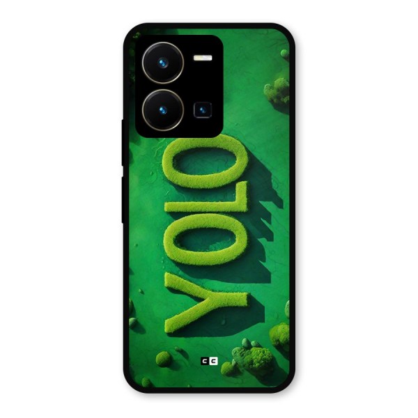 Nature Yolo Metal Back Case for Vivo Y35