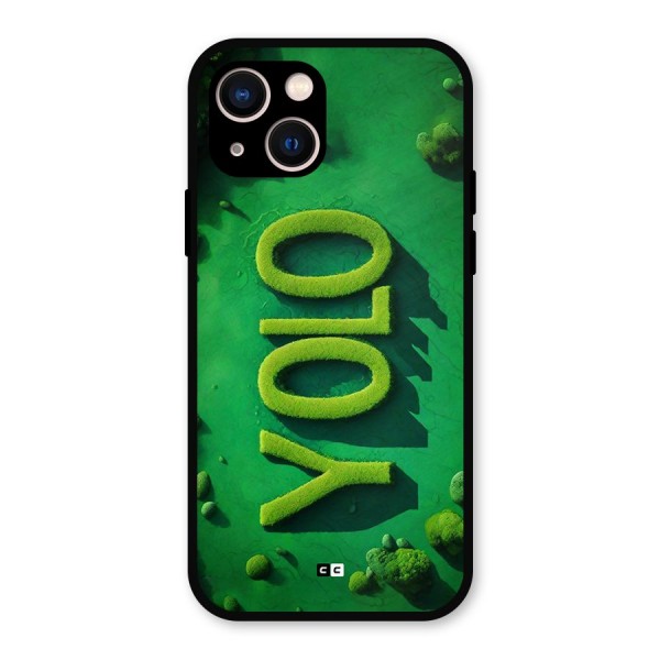 Nature Yolo Metal Back Case for iPhone 13