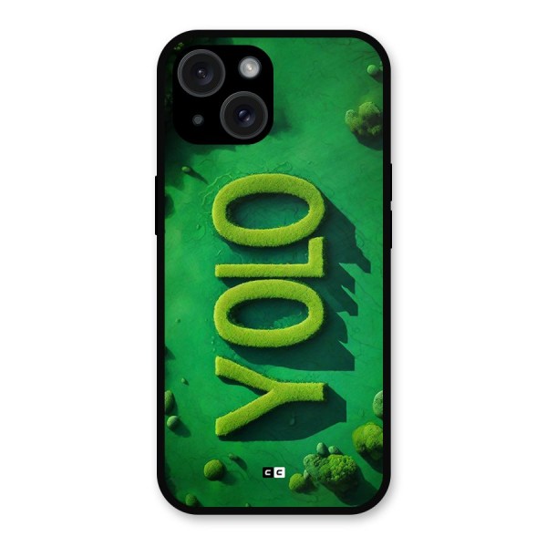 Nature Yolo Metal Back Case for iPhone 15
