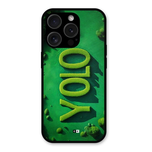 Nature Yolo Metal Back Case for iPhone 15 Pro