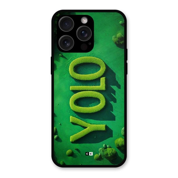 Nature Yolo Metal Back Case for iPhone 15 Pro Max