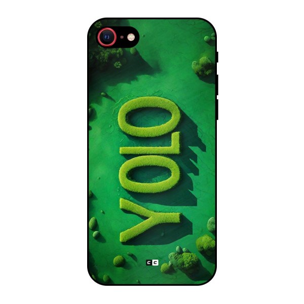 Nature Yolo Metal Back Case for iPhone 8
