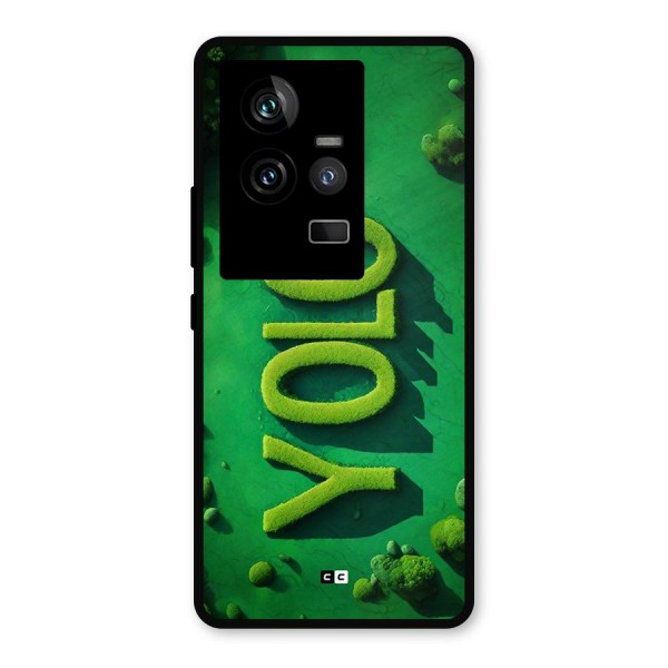 Nature Yolo Metal Back Case for iQOO 11 5G